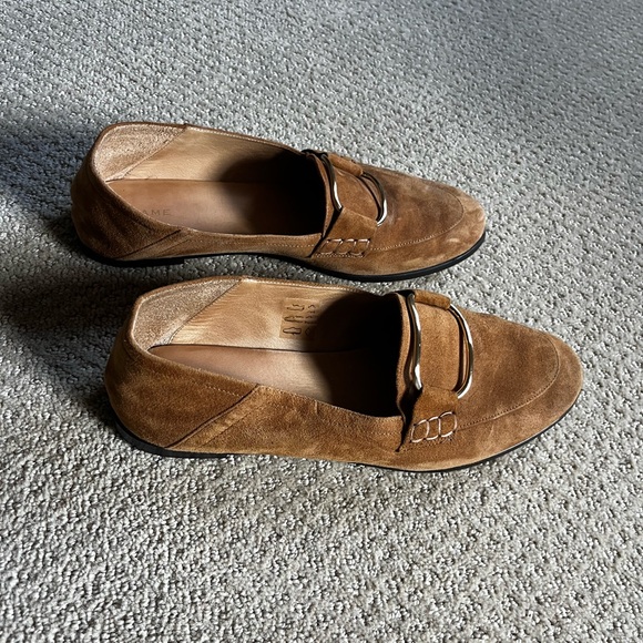 Frame women size 39 camel colored Suede Loafers - Picture 4 of 5